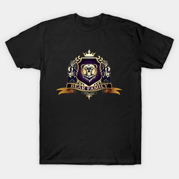 Bear Family Crest T-Shirt by BearWoodTreasures